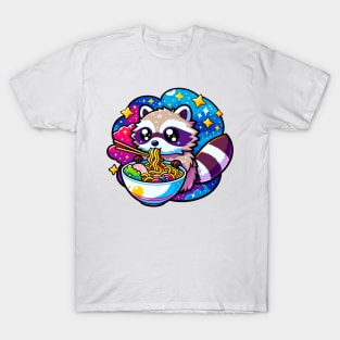 Space Raccoon Ramen T-Shirt